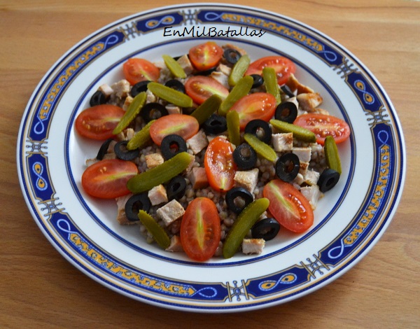 Ensalada de carne con trigo sarraceno - En Mil Batallas