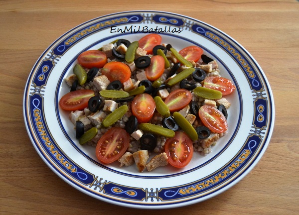 Ensalada de carne con trigo sarraceno - En Mil Batallas