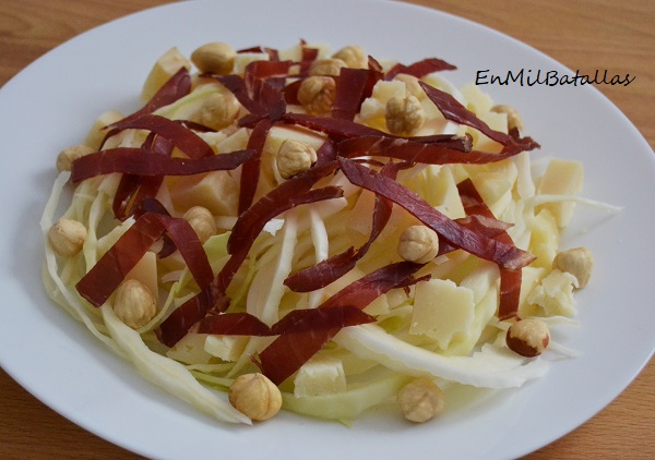 Ensalada de cecina con avellanas - En Mil Batallas