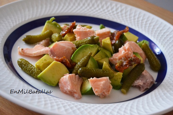 Ensalada de salmón fresco - En Mil Batallas