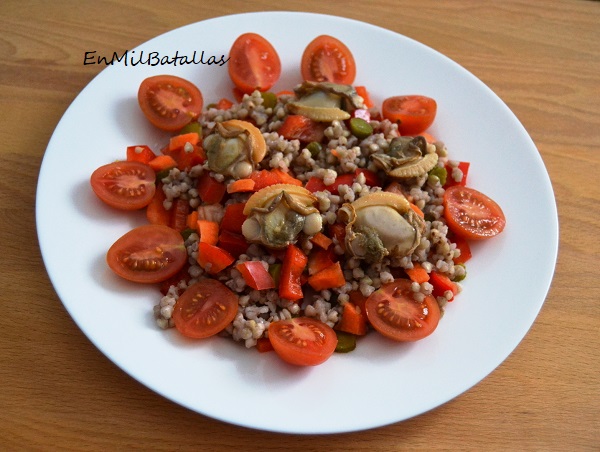 Ensalada de almejones con trigo sarraceno - En Mil Batallas