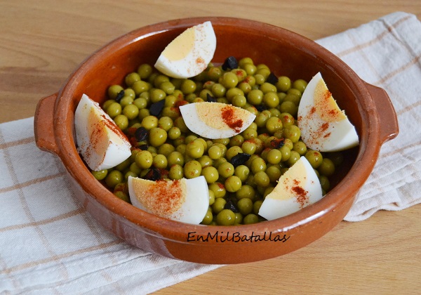 Guisantes con ajo negro - En Mil Batallas