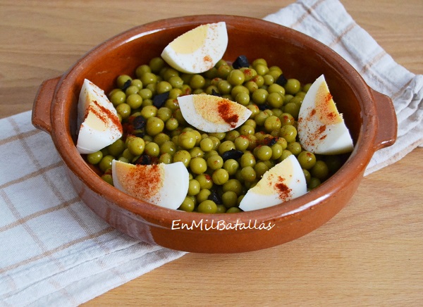 Guisantes con ajo negro - En Mil Batallas