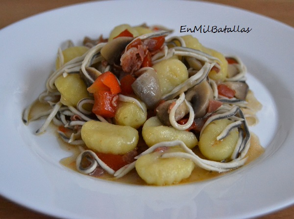 Ñoquis con gulas - En Mil Batallas