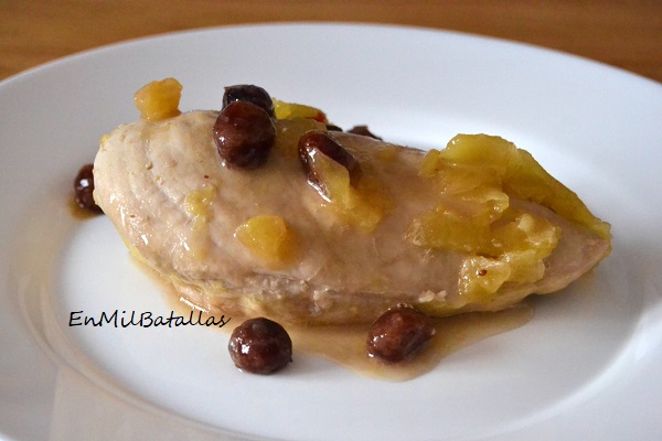 Pechuga de pollo a la sidra - En Mil Batallas