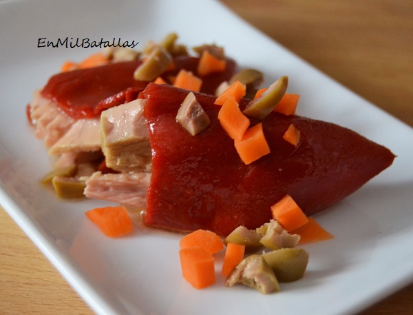 Piquillos rellenos de bonito - En Mil Batallas