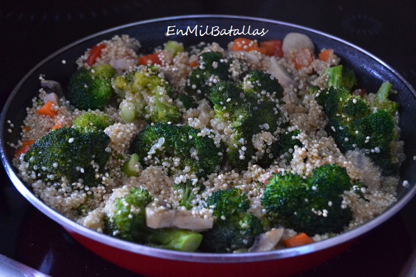 Quinoa con brócoli - En Mil Batallas