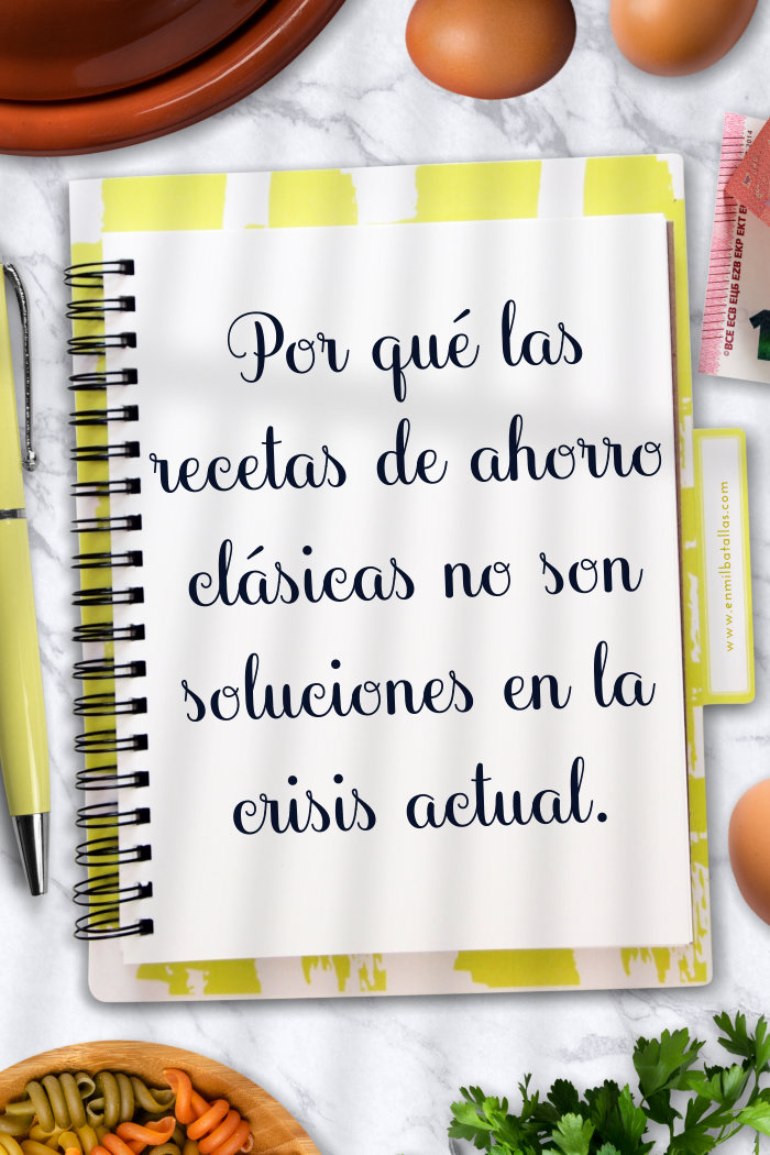 Por qué las recetas de ahorro clásicas no son soluciones en la crisis actual - En Mil Batallas