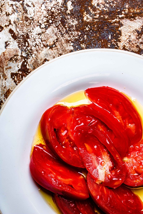 cómo hacer tomates al horno - El Jardín de Venus