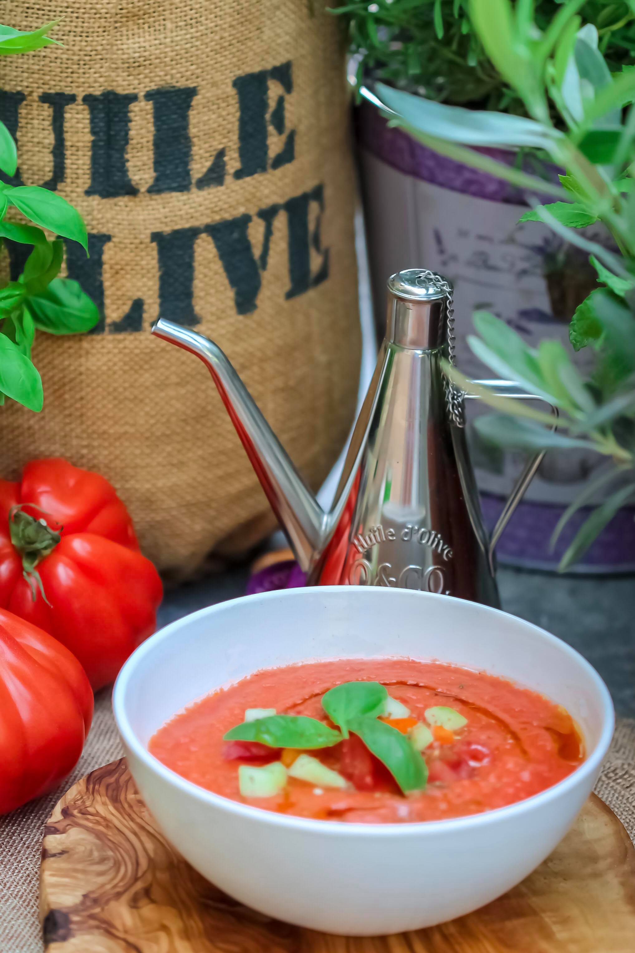 Con qué acompañar el gazpacho - El Jardín de Venus