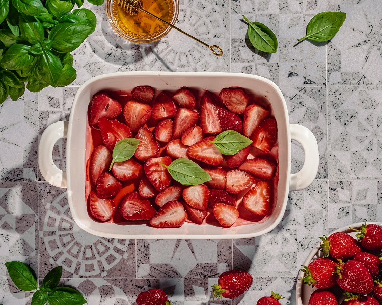 Postres con fresas sin horno - El Jardín de Venus