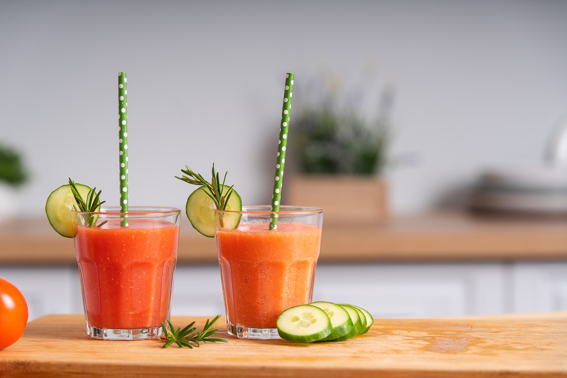 Sopas frías rápidas para beber - El Jardín de Venus