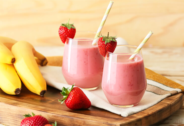 Formas ricas de preparar fresas. Licuados y batidos