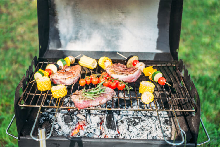 Barbacoa. Planes de domingo de primavera.