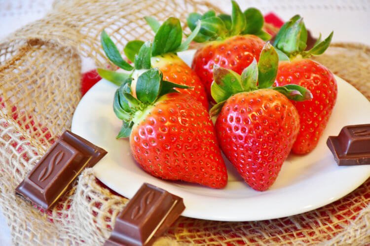 Fresas y chocolate, recetas rápidas