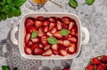 Postres con fresas sin horno - El Jardín de Venus